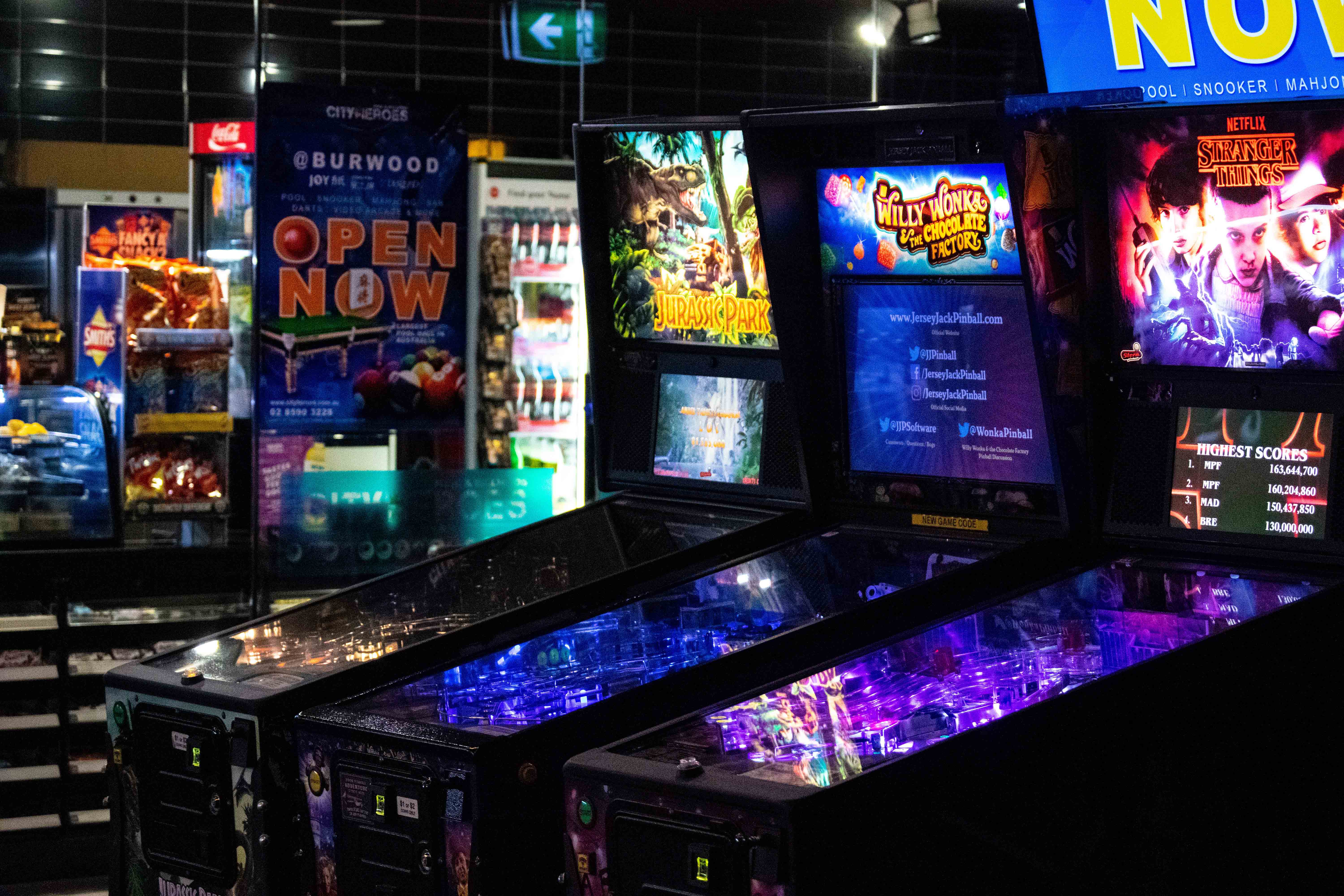 empty arcade